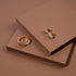 Pfote | Gold Vermeil | CZ Diamant-Ring mit Welpen-Print